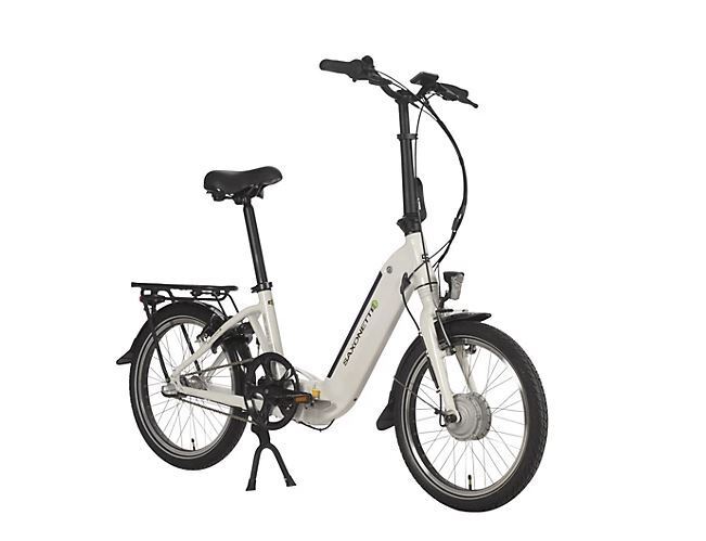 SAXONETTE Falt E-Bike 3 Gänge Frontmotor Klapprad Elektrofahrrad Fahrrad weiß