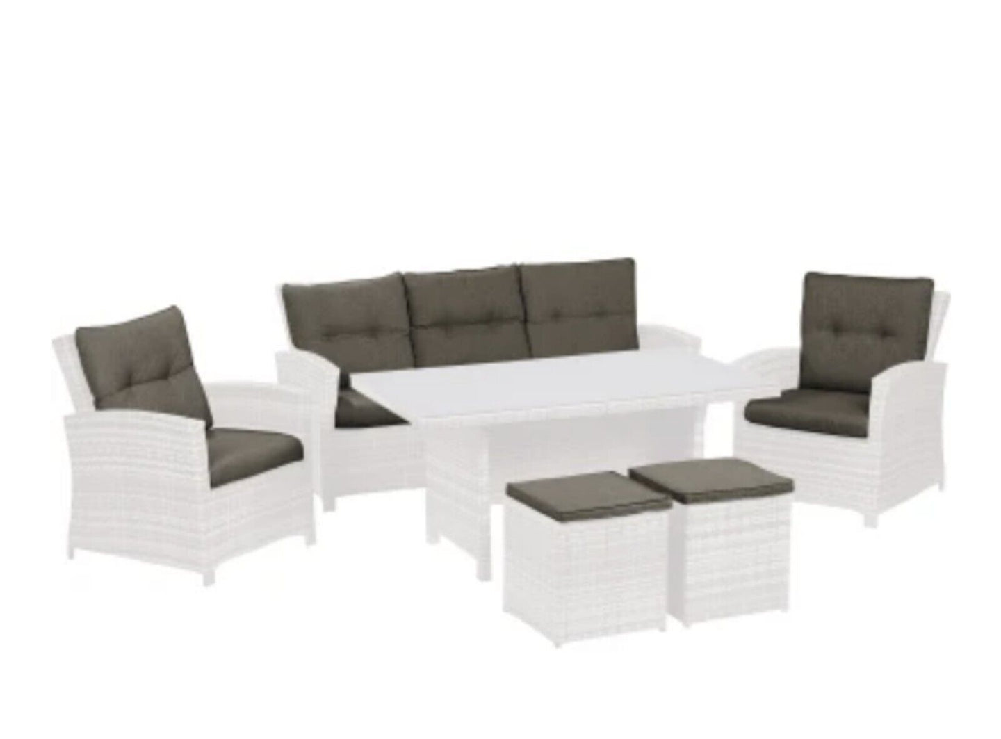 Kissen-Set für Lounge-Set/Palettenauflage Vermont